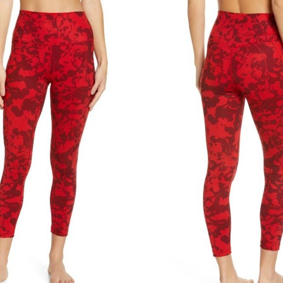 NWOT Zella Studio Lite Flex High Waist 7/8 Leggings in Burgundy size XS and S - Picture 5 of 6